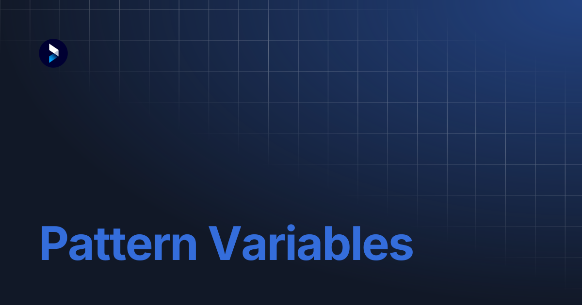 Pattern Variables | NewBlue Developer Site